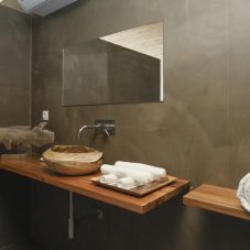 Salle de bain complète en béton ciré