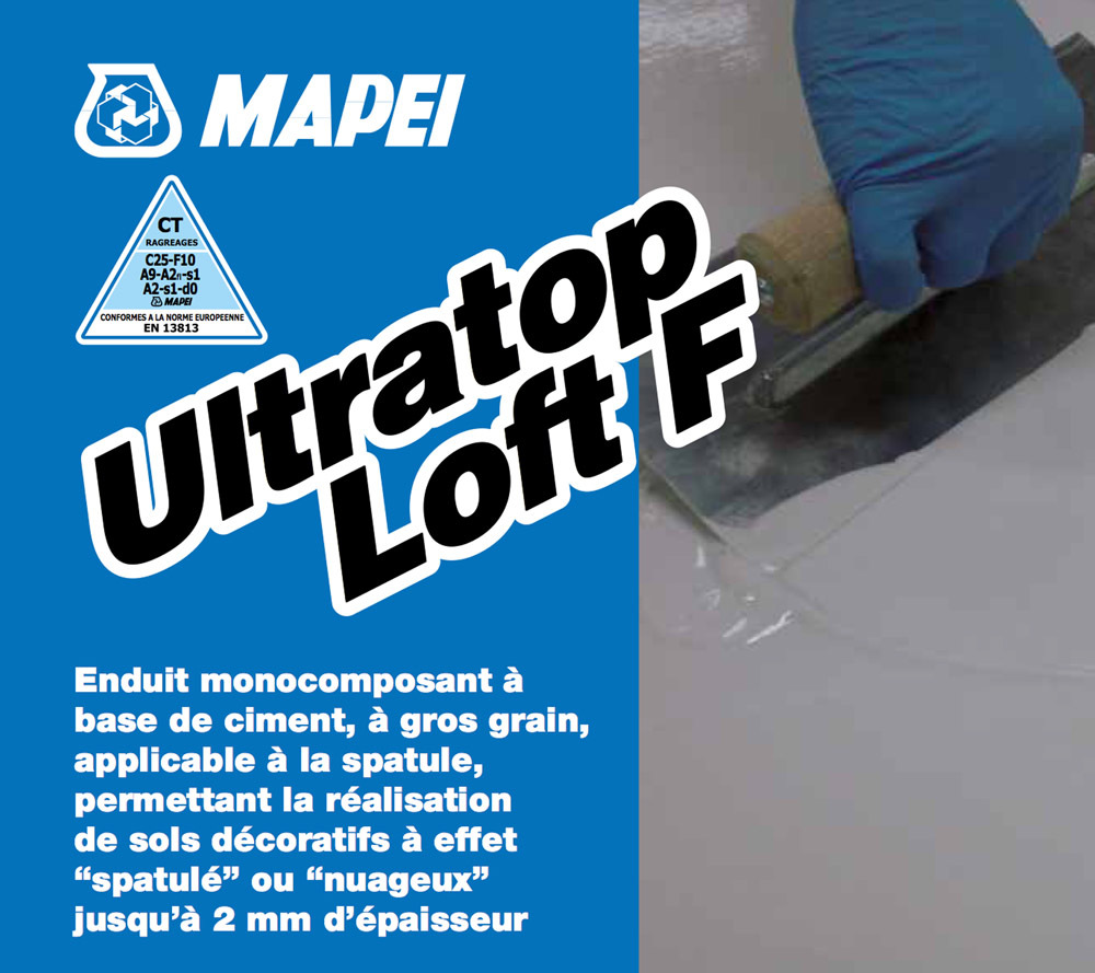 Béton ciré Mapei ultratop